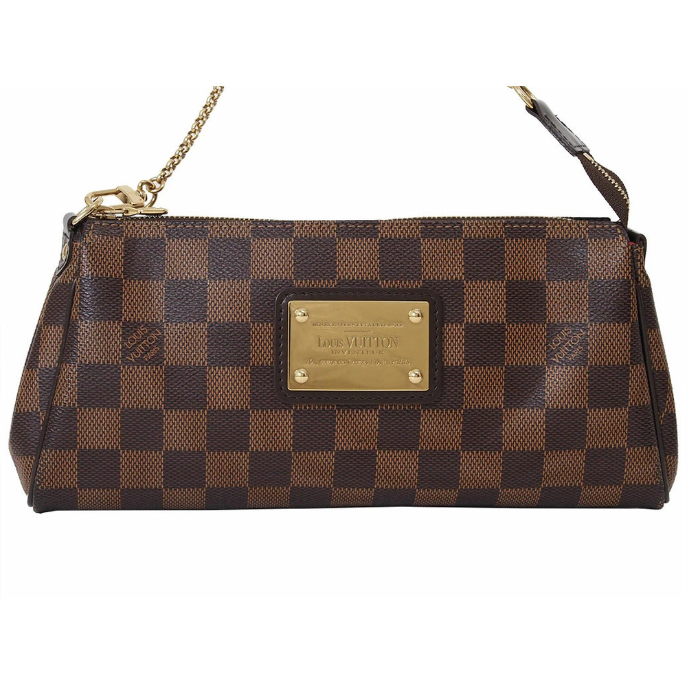 Louis Vuitton Eva Damier Ebene Brown bag shoulder - Picture 4 of 9